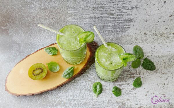 Verfrissende groene smoothie