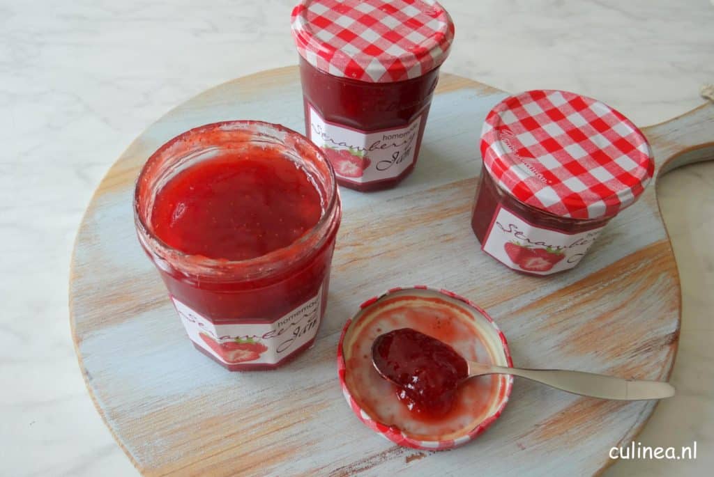Aardbeienjam maken