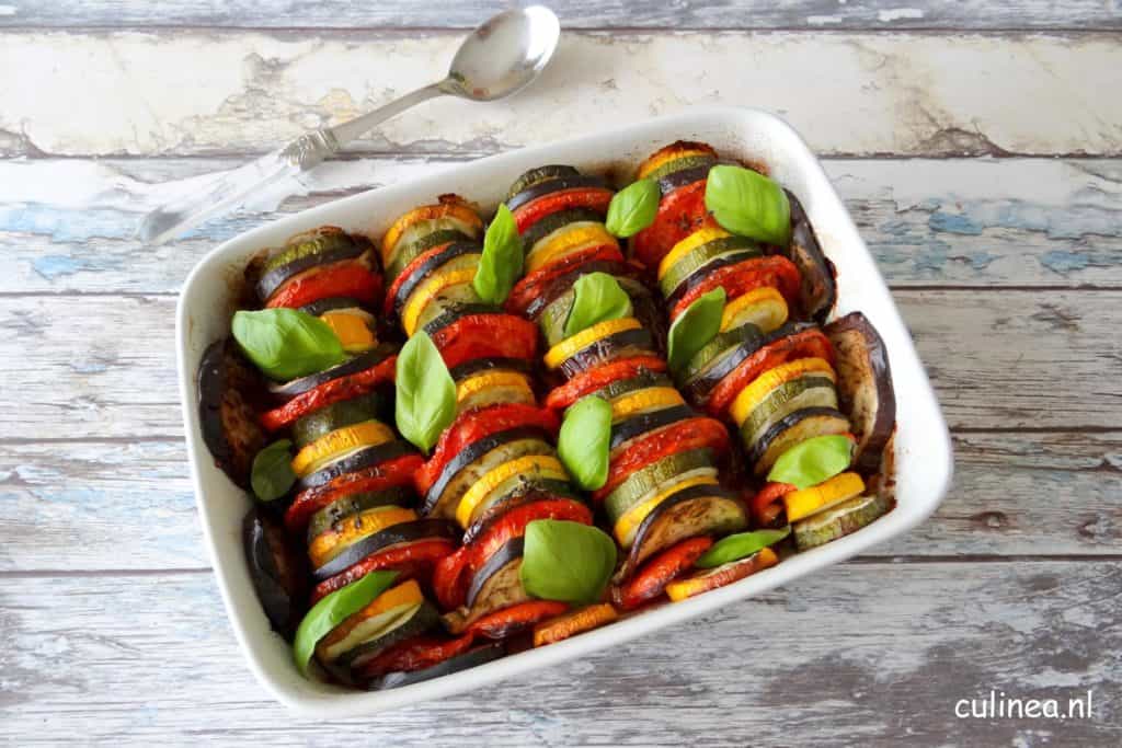 Provençaalse groenteschotel Tian