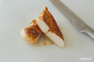 Rauwe kip wassen voor het bakken of niet