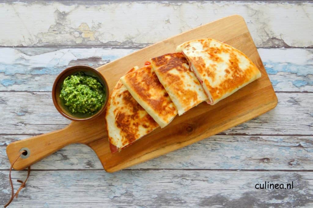 Italiaanse quesadilla's