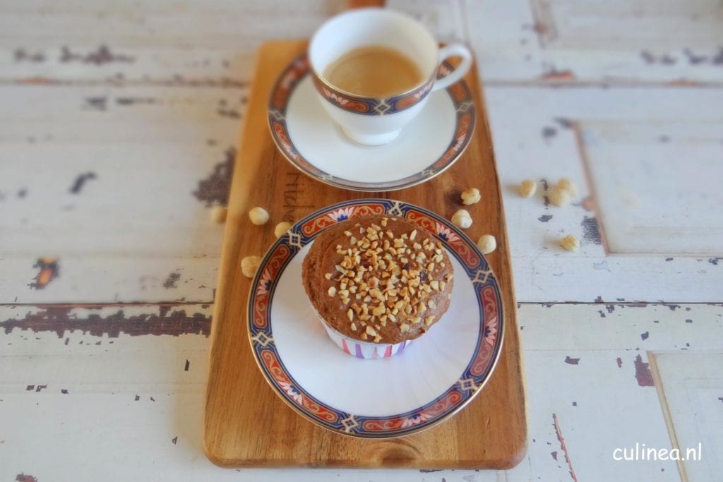 Hazelnoot koffiemuffins