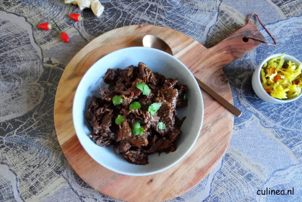 Pittige en zoete Indische pulled beef