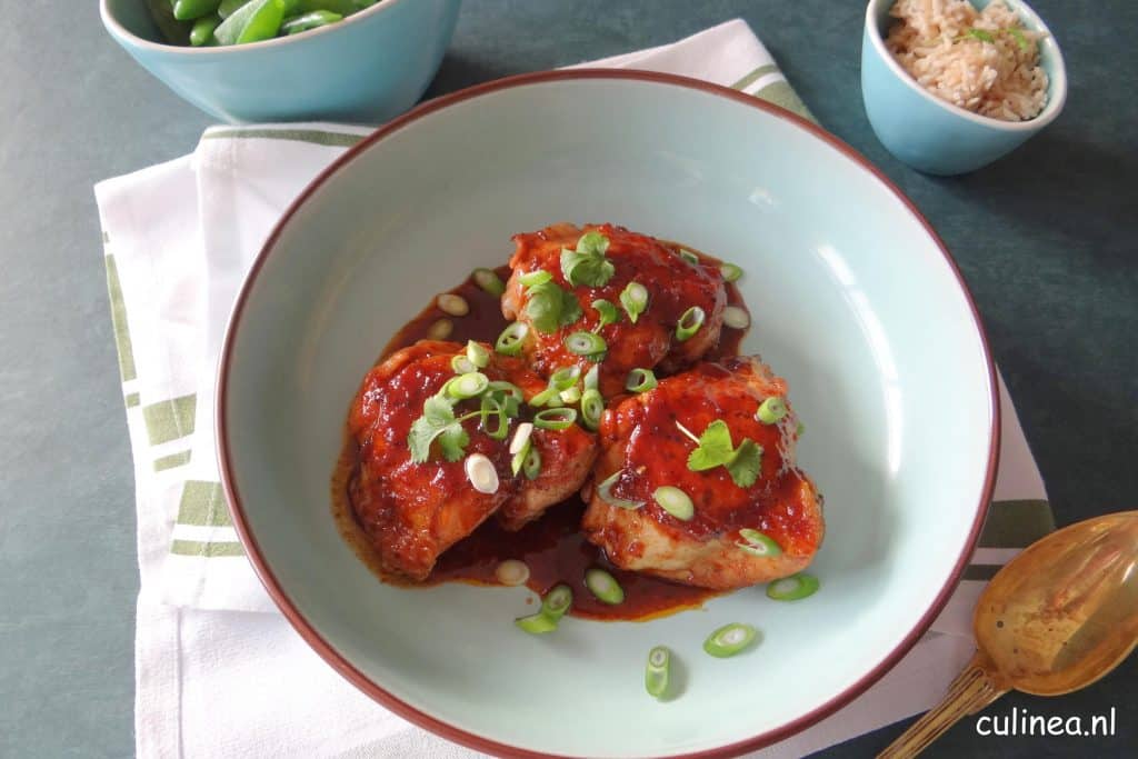 Soja honing kipkarbonades