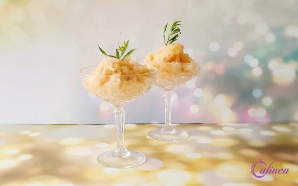 Granita van grapefruit met dragon