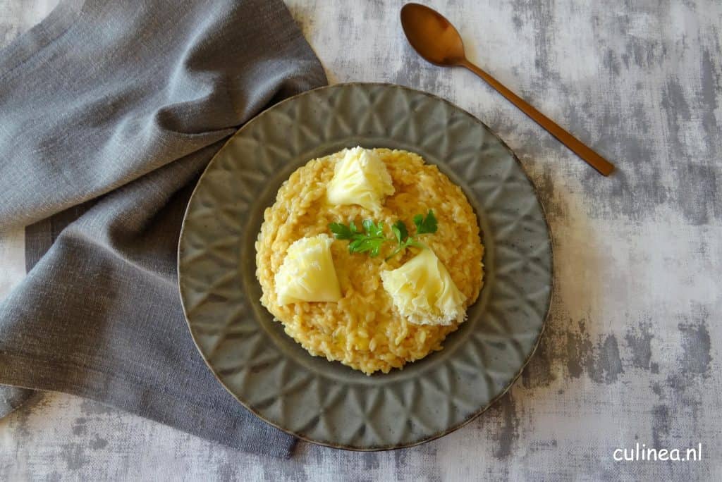 Orzotto met saffraan