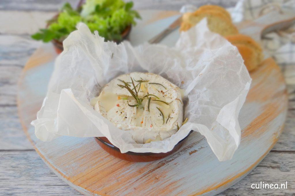 Geitenbrie uit de oven