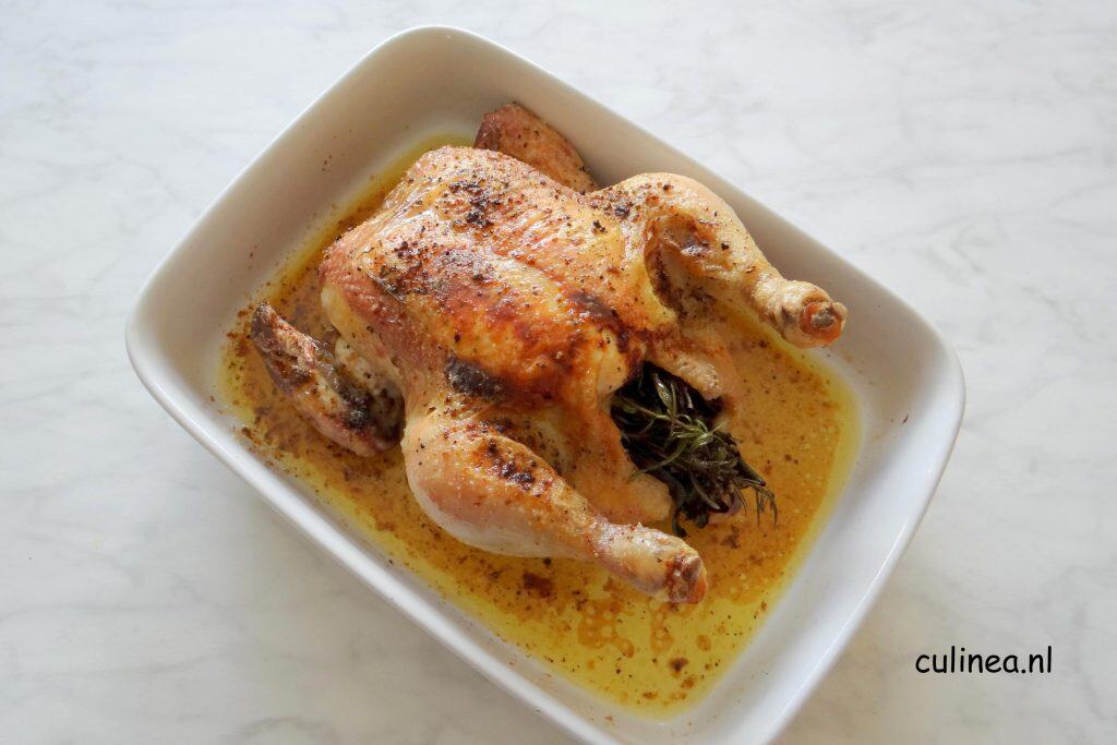 Geroosterde kip met verse kruiden