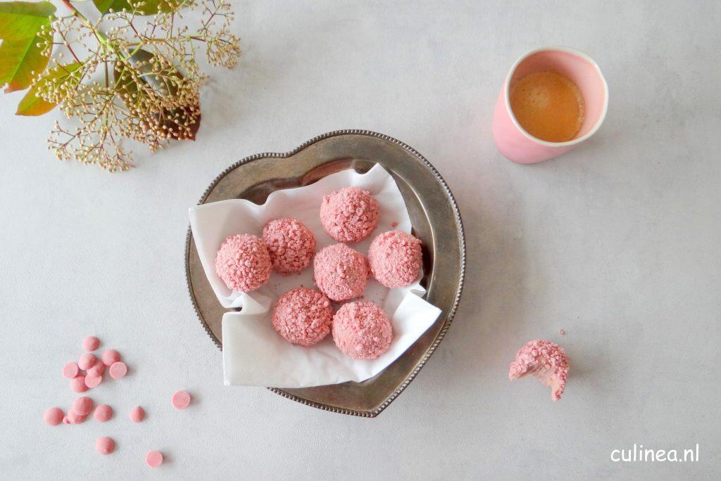 Ruby chocolade truffels
