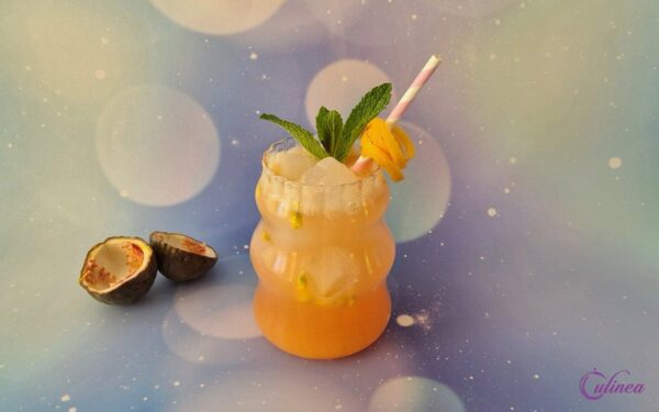 Grapefruit passievrucht mocktail
