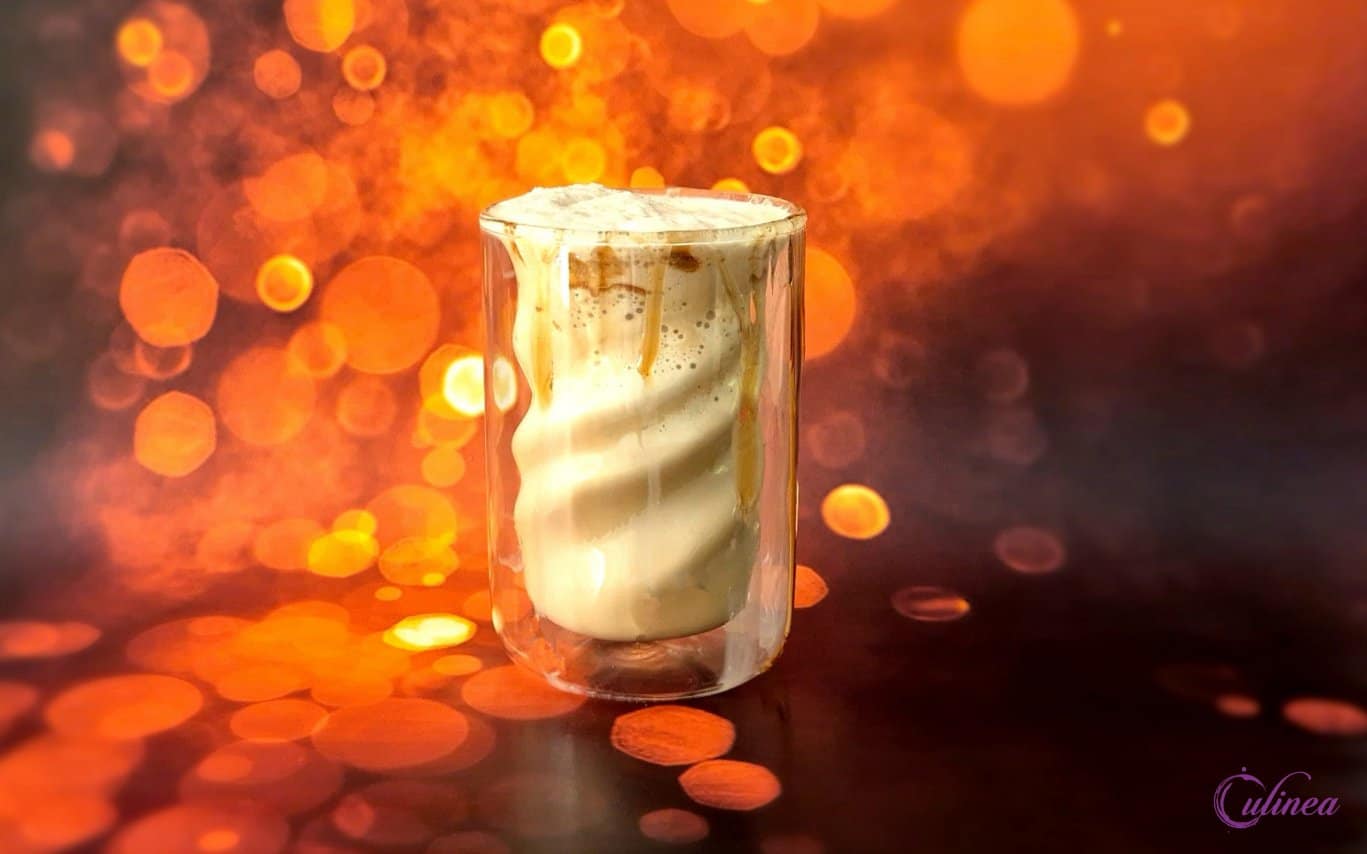 Karamel Koffie Milkshake met een Tic