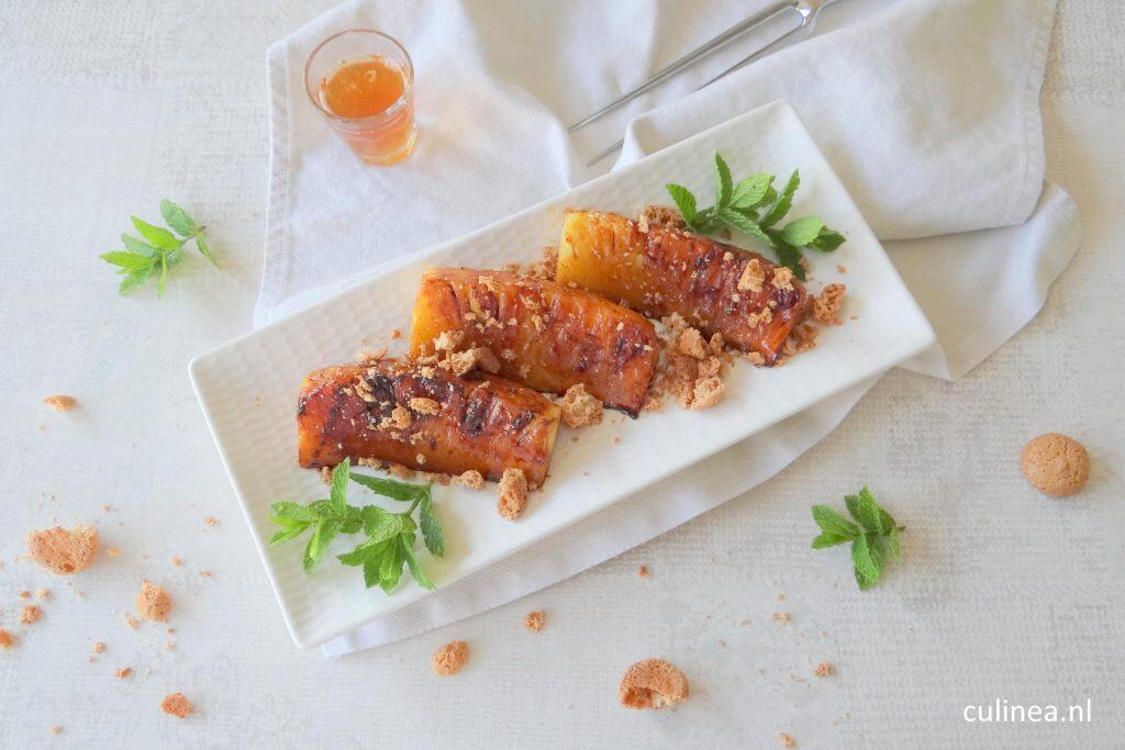Gegrilde Amaretto ananas