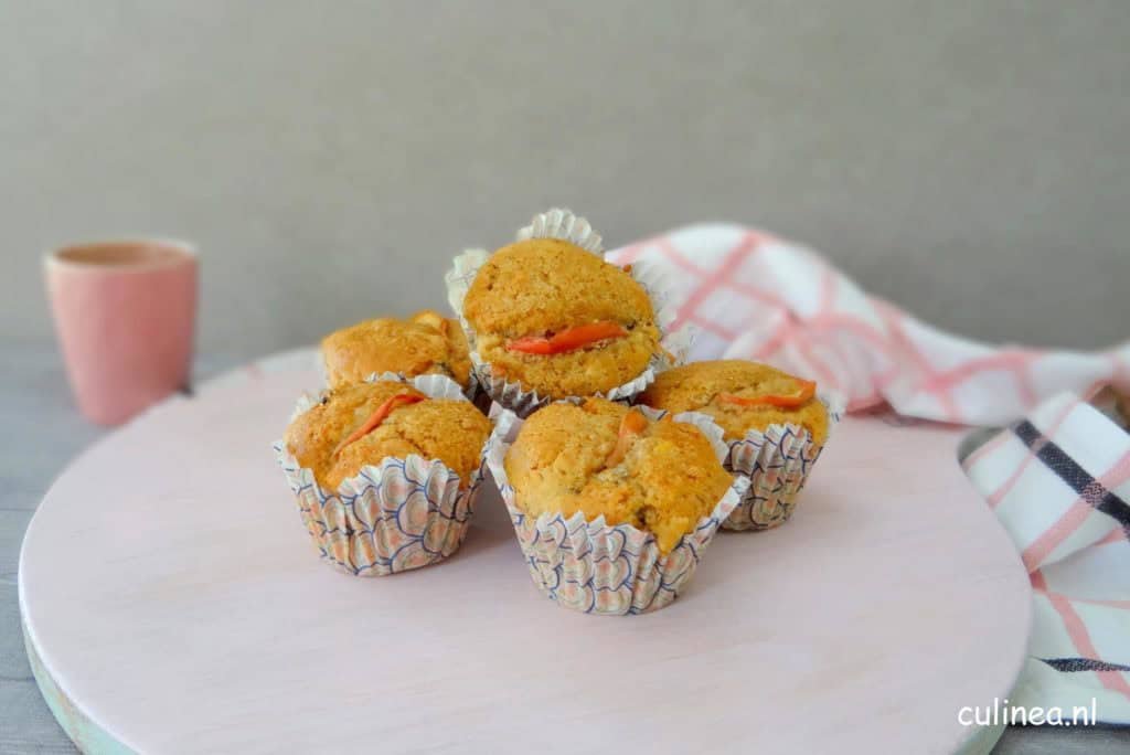 Appeltaart muffins met rozijnen
