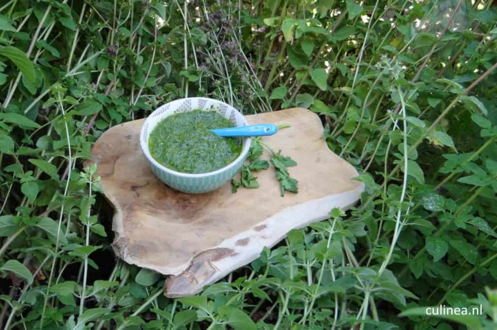 Groene kruidensaus Mojo verde