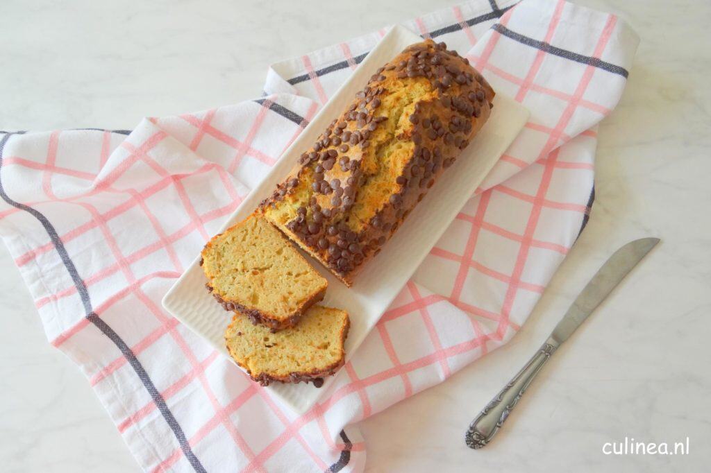 Courgette cake met banaan