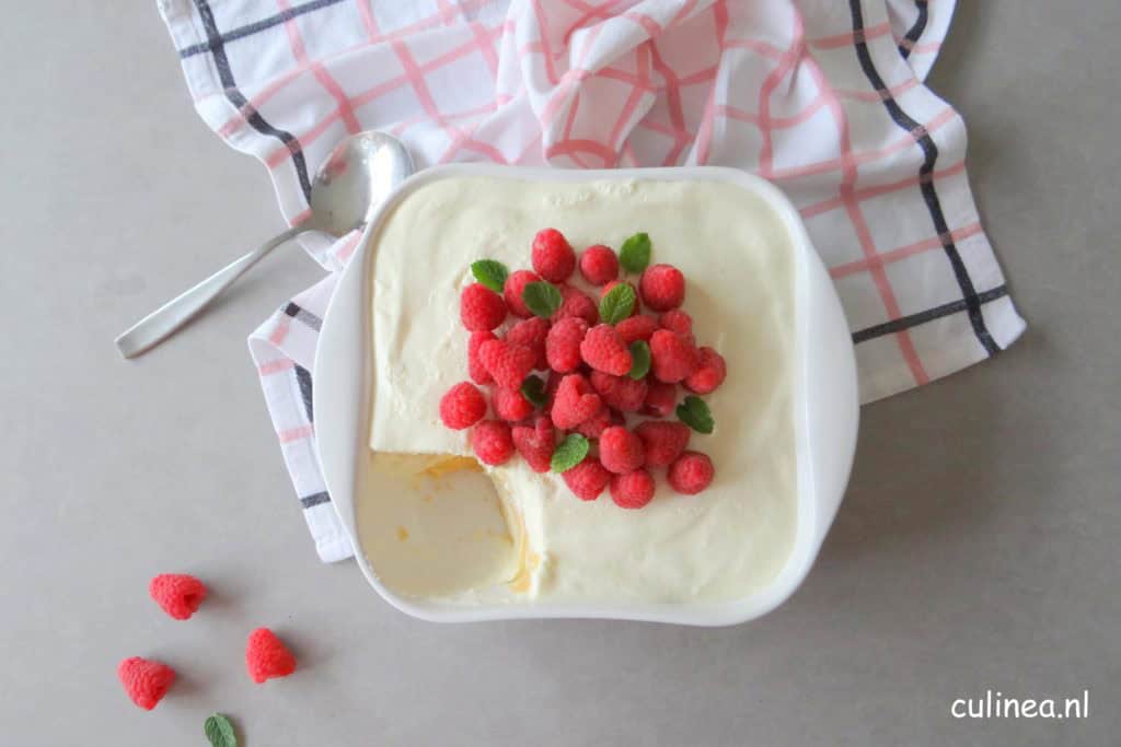 Limoncello Tiramisu met frambozen