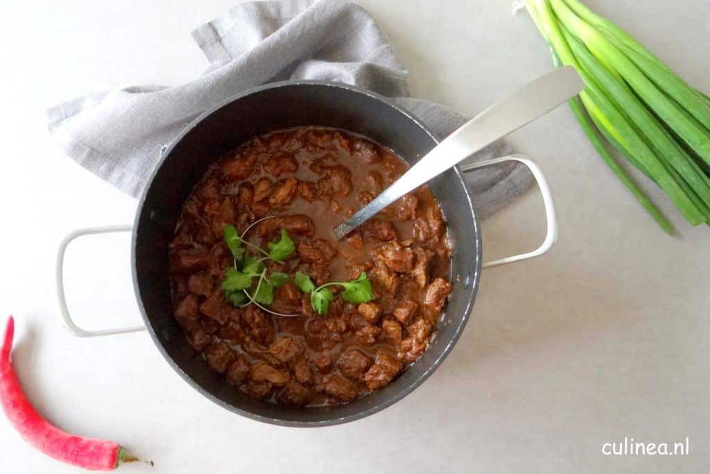 Pittige Chinese rundvlees stoofpot