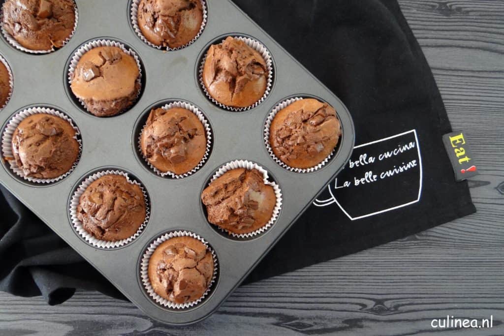 Mokka muffins met chocolade