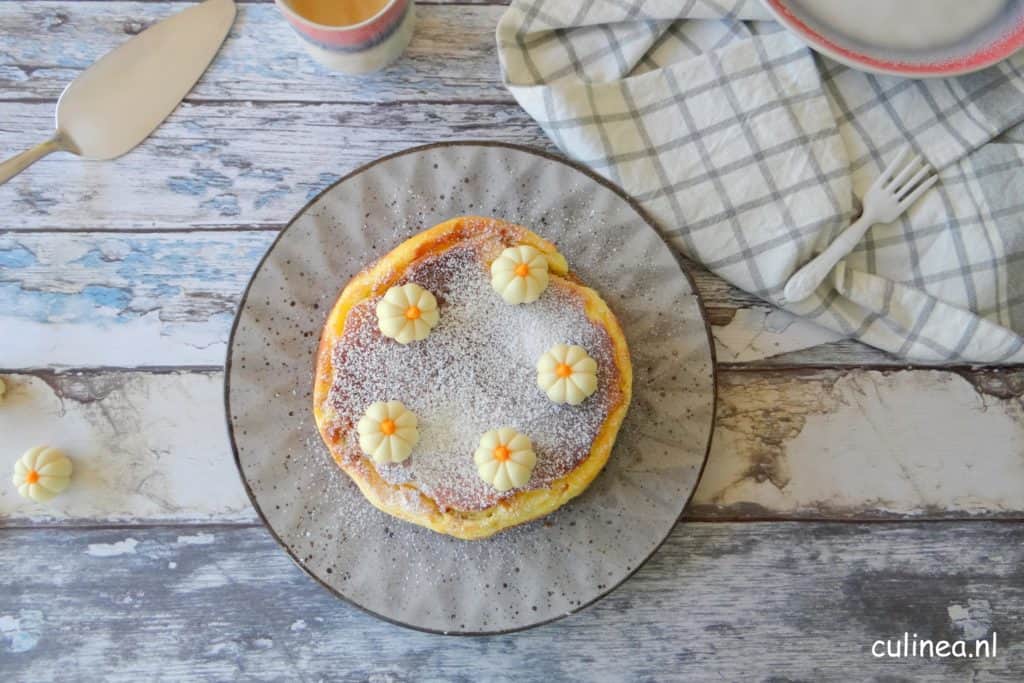 Pompoentaart en cheesecake