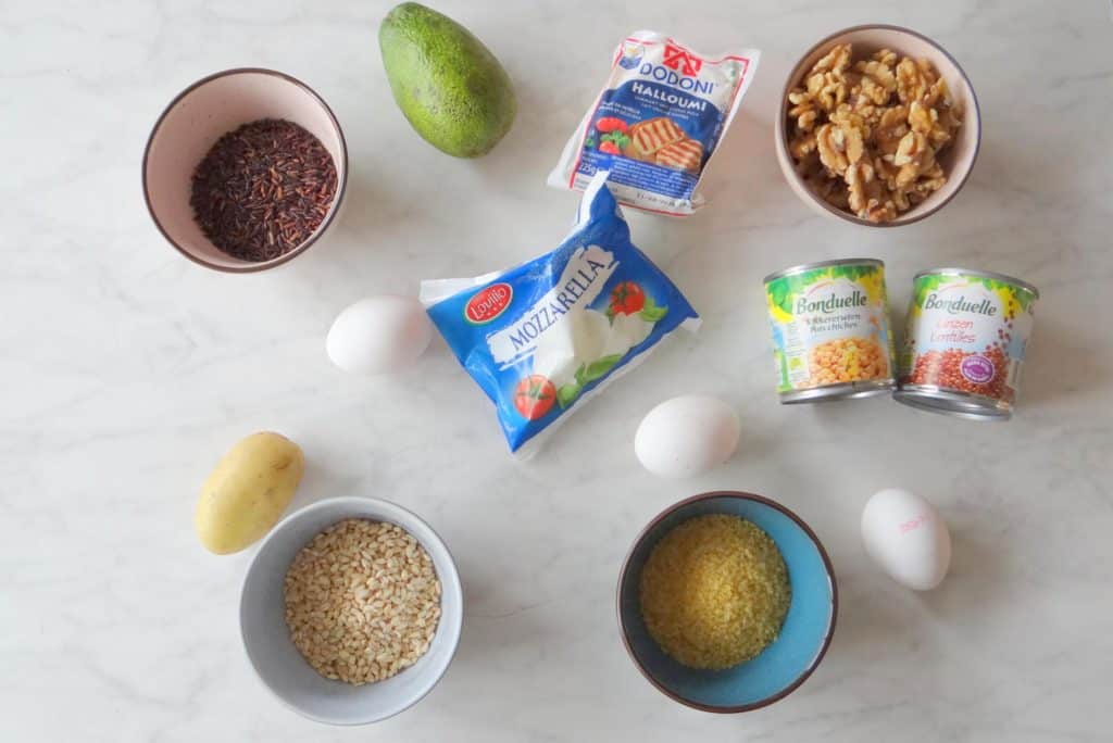 Vegetarische eiwit bronnen