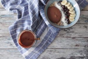 Chocolade cashew notenpasta