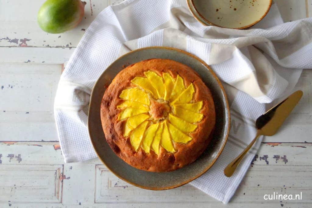 Mango taartje met kokos