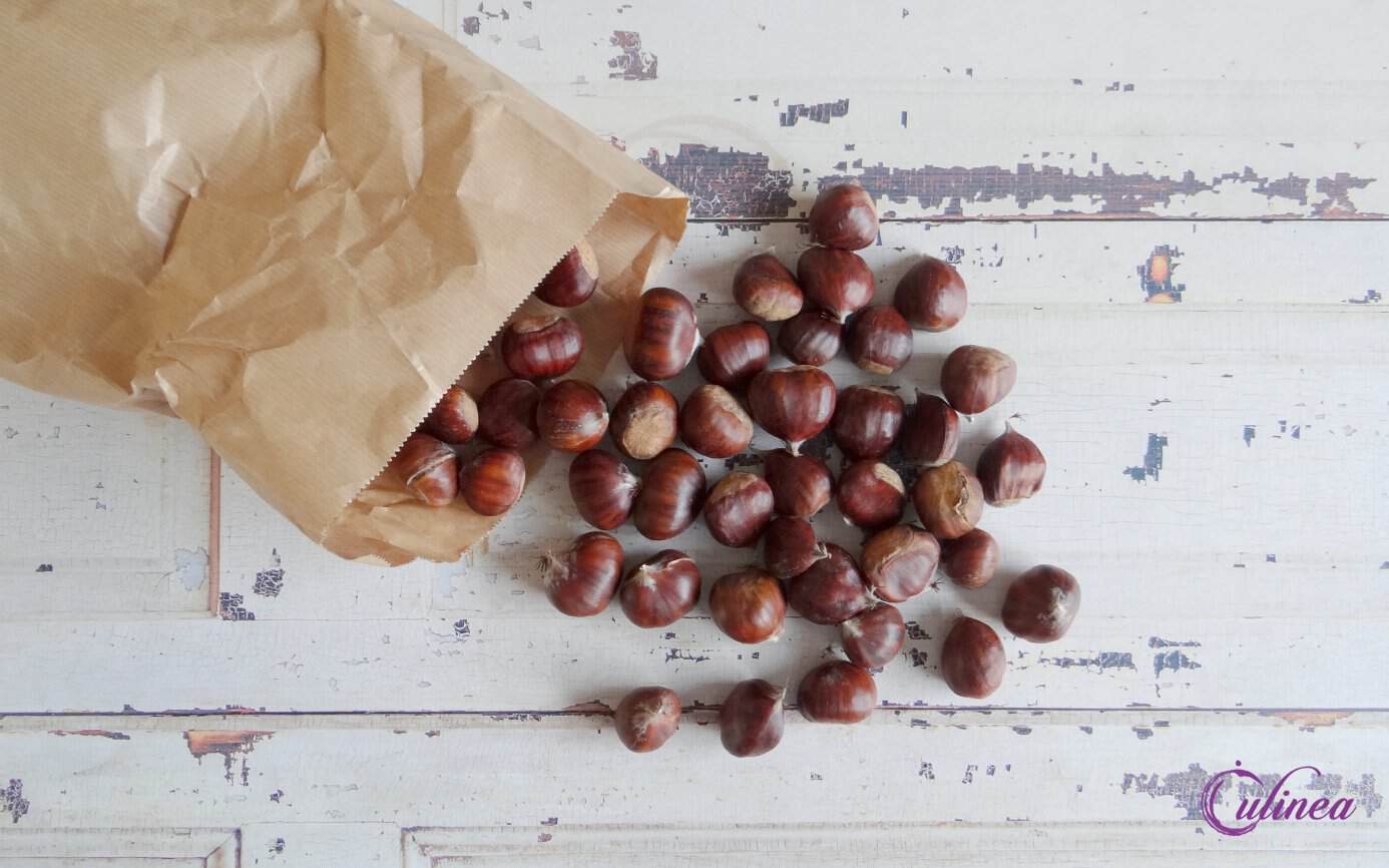 Tamme kastanjes poffen