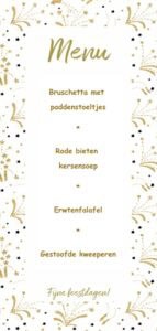 Vier Kerstmenu ideeën