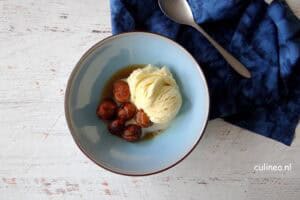 Witte chocolade kastanje truffels