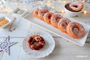 Churros kransjes voor Oud en Nieuw