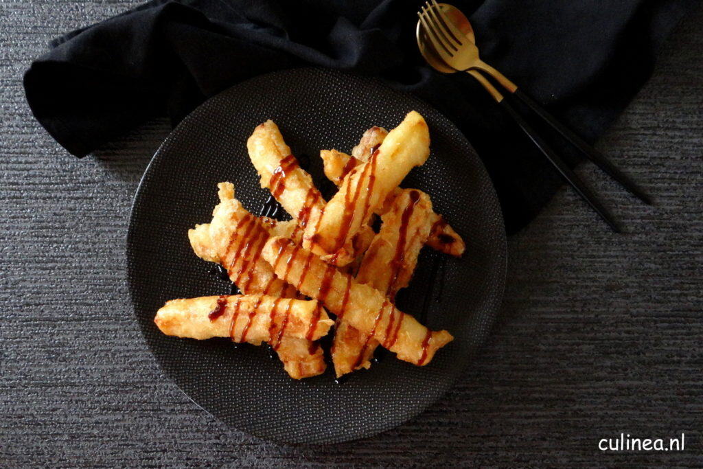 Tempura van koolraap