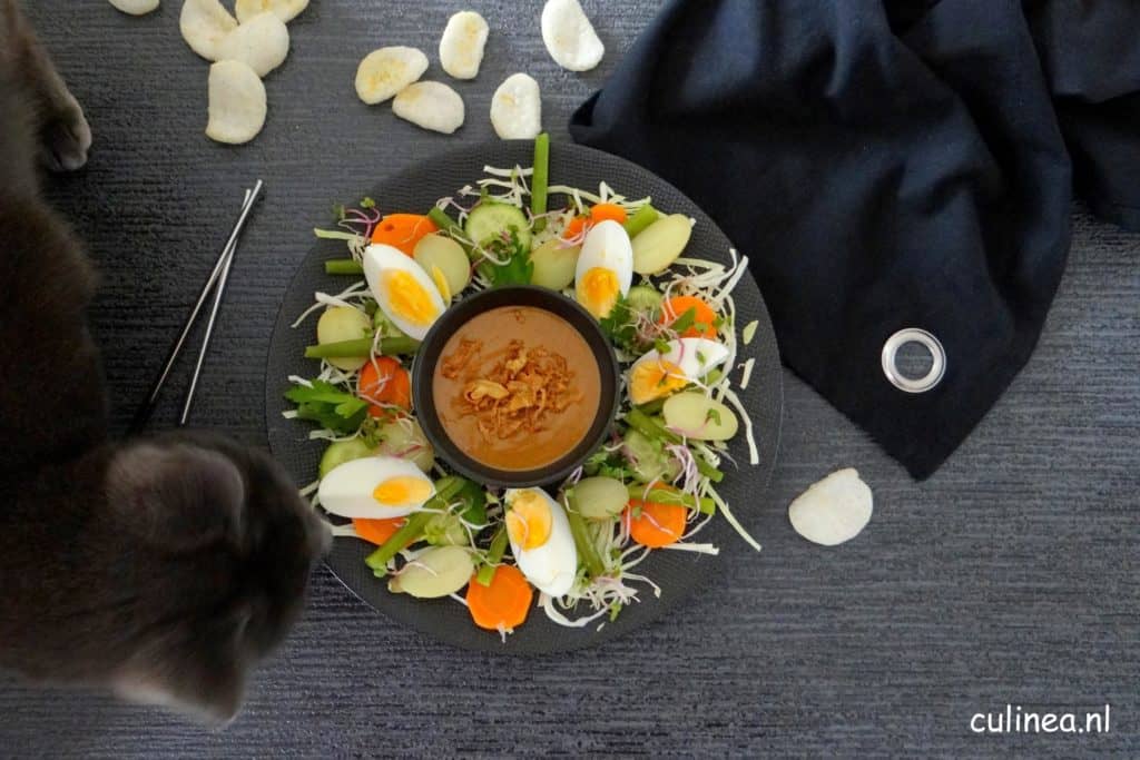 Gado Gado met satésaus