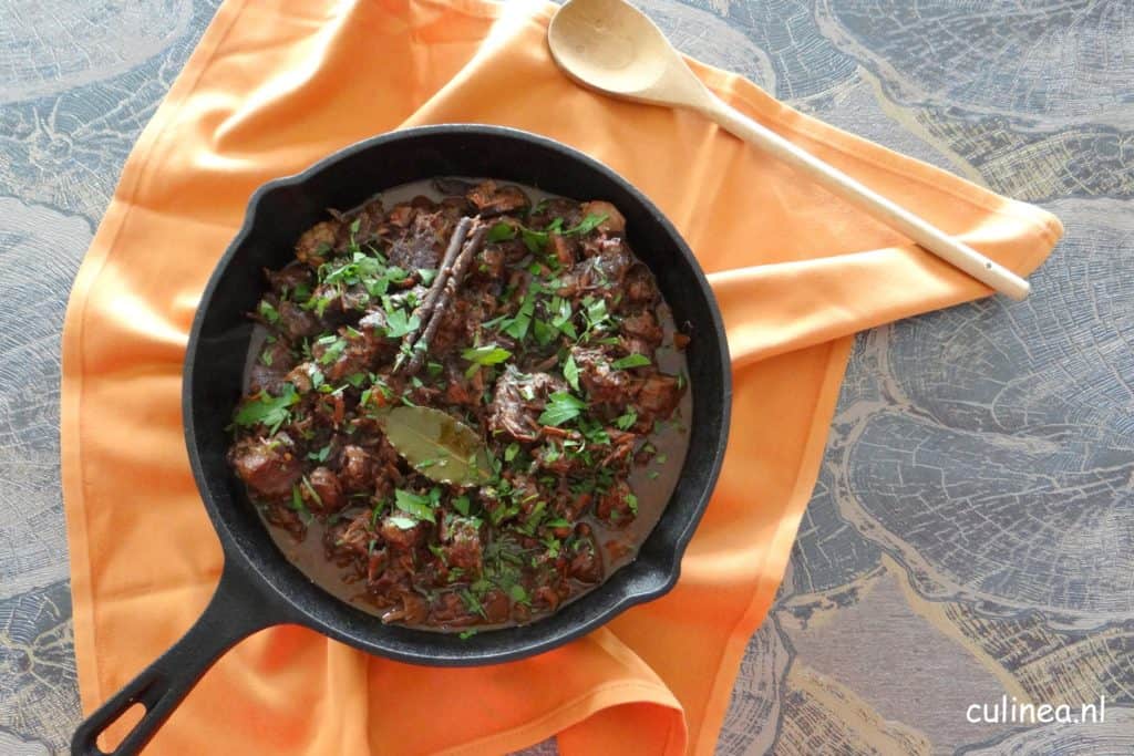 Portugese runderstoof Caçoila