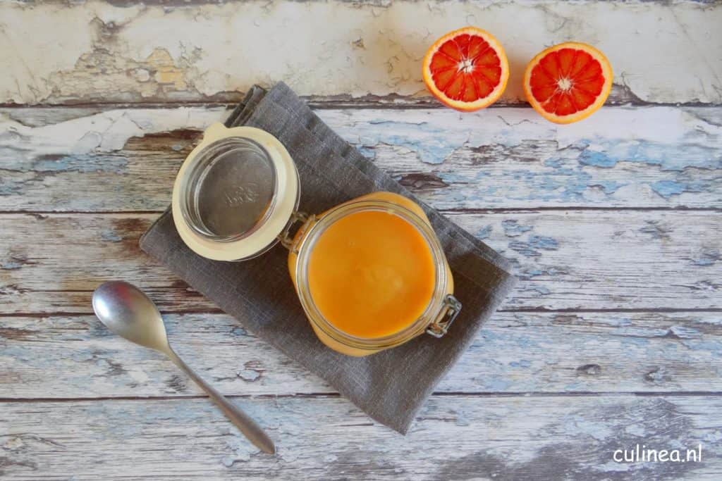 Bloedsinaasappel curd zelf maken