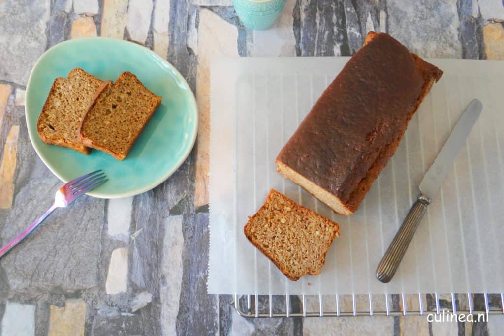 Eiwitrijk bananenbrood