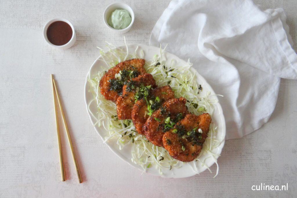 Japanse schnitzel Tonkatsu