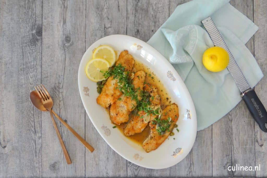 Italiaanse kipschnitzel Piccata