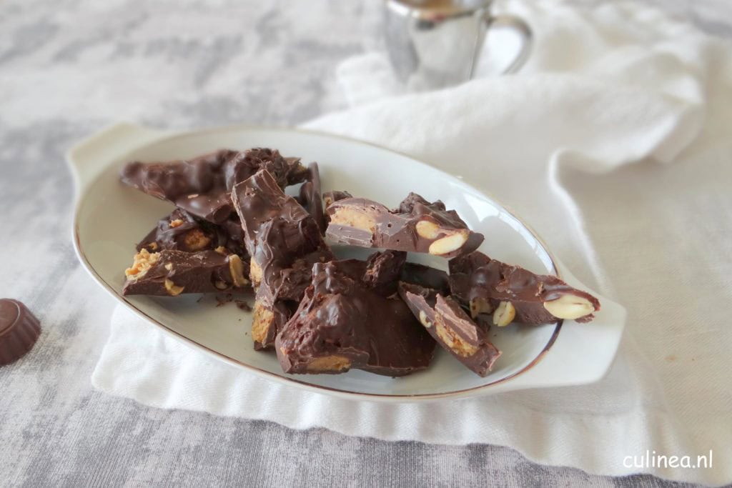 Reese chocoladeschotsen met pinda’s