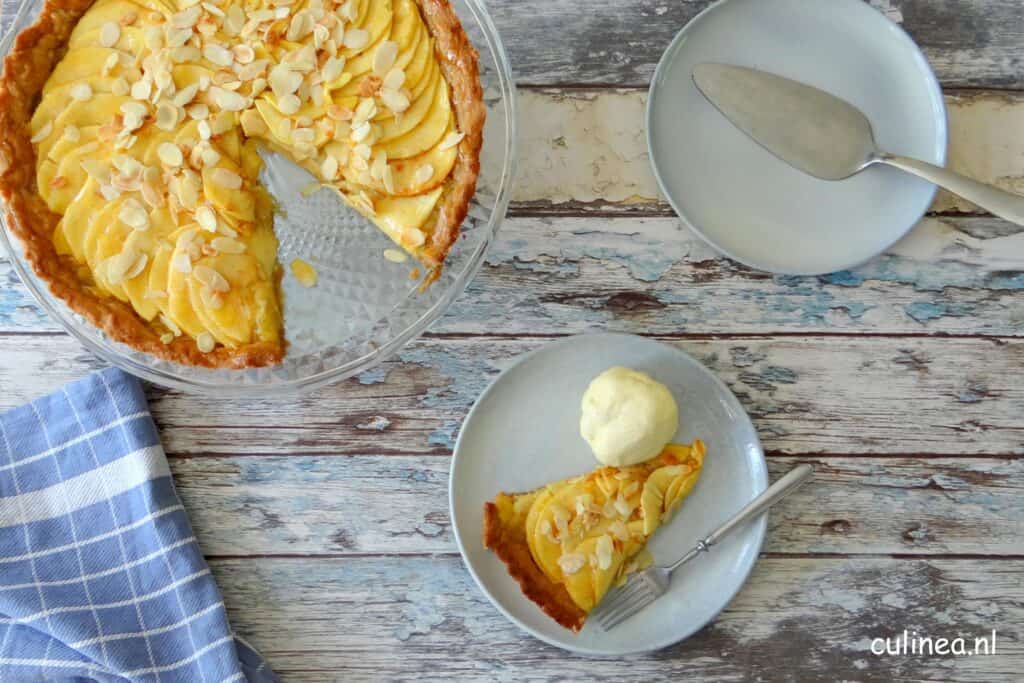Franse appeltaart