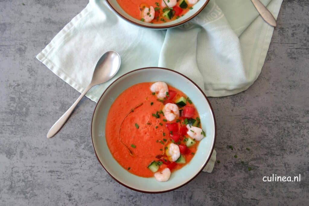Gazpacho van watermeloen