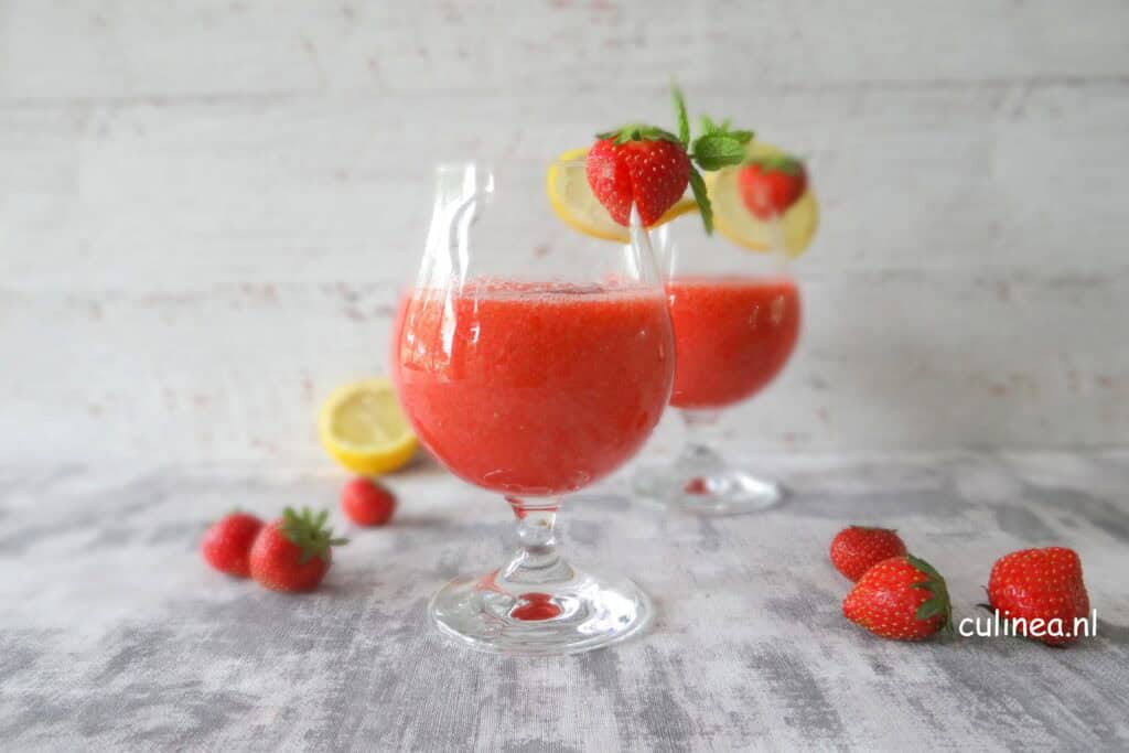Aardbei mocktail