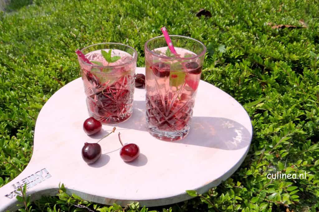 Kersen munt mocktail