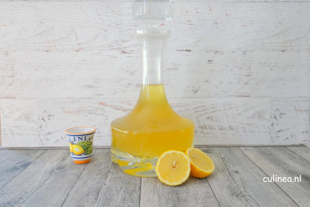 Zelf gemaakte Limoncello