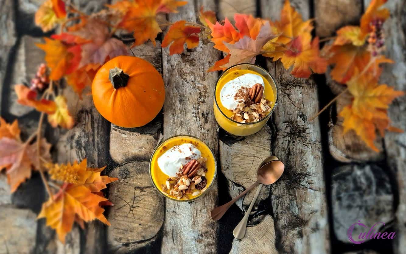 Overnight oats met pompoen