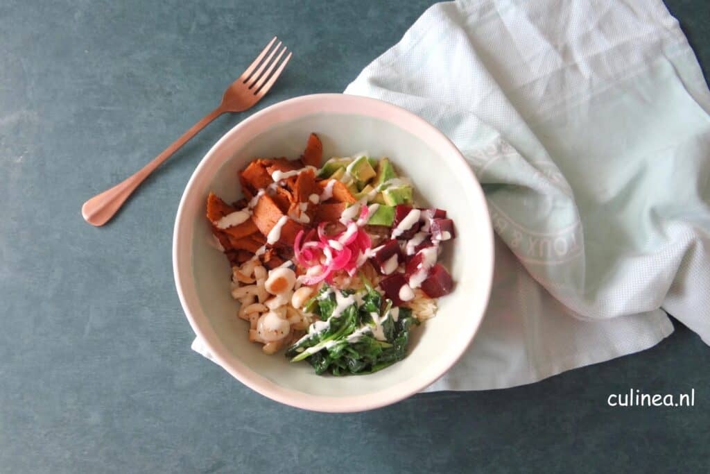Vegetarische shoarma bowl