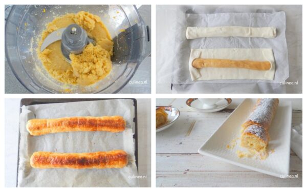 Banketstaaf met zelfgemaakte amandelspijs