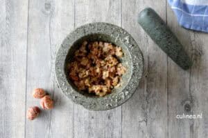 Bloemkool en kastanje soep