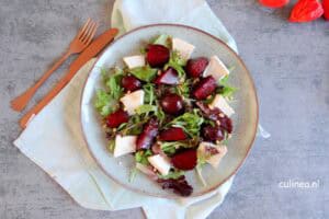 Geroosterde bietjes met honing en azijn