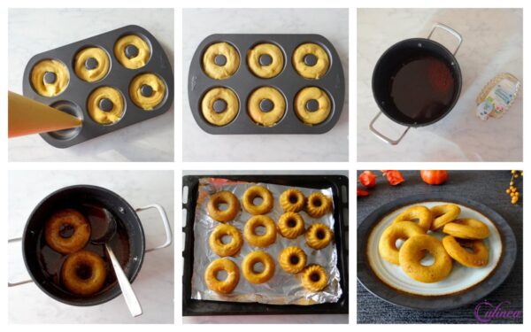 Pompoen Donuts met gekruide honing