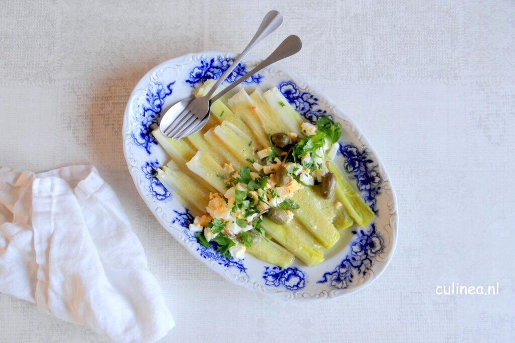 Poireaux vinaigrette is een klassiek Frans recept